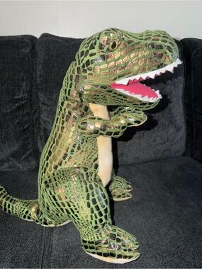 Green Plush Dinosaur Reptile Toy - Soft Plush T-Rex